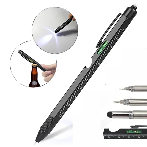 9 in 1 Multifunction Tool Pen with LED