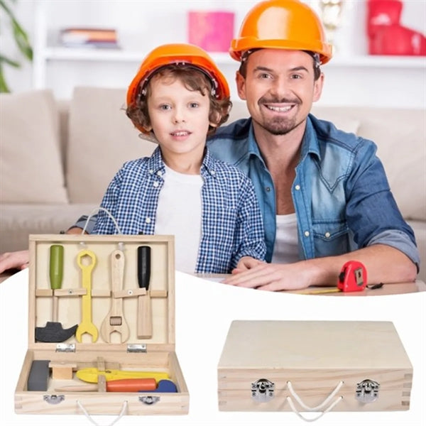 Funny Educational Wooden Maintenance Combination Tool Kit