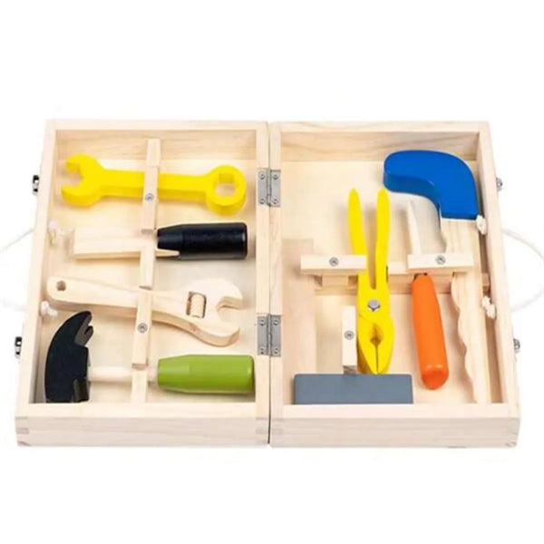 Funny Educational Wooden Maintenance Combination Tool Kit