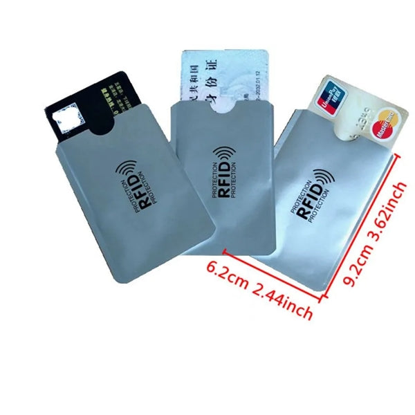 Anti RFID Wallet Bank Card Holder