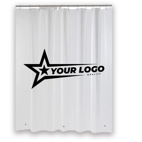 Clear Lightweight PEVA Waterproof Long Shower Curtain Liner
