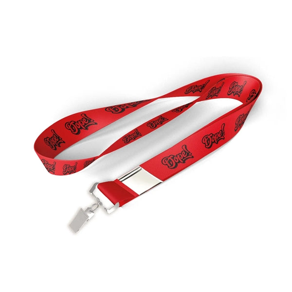 5/8" Price Saver Lanyard with Bull Dog Clip-B