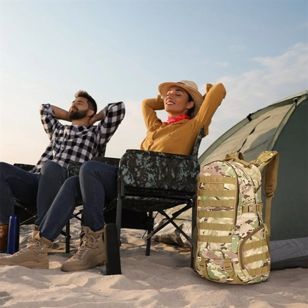 35L Waterproof Bagmilitary Adjustable Chest Strap Backpack