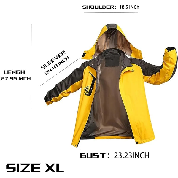 Windproof Multi Pockets Multifunctional Detachable Jacket