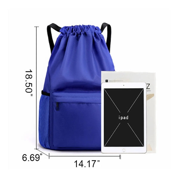 Oxford Large Capacity Waterproof Drawstring Gym Backpack