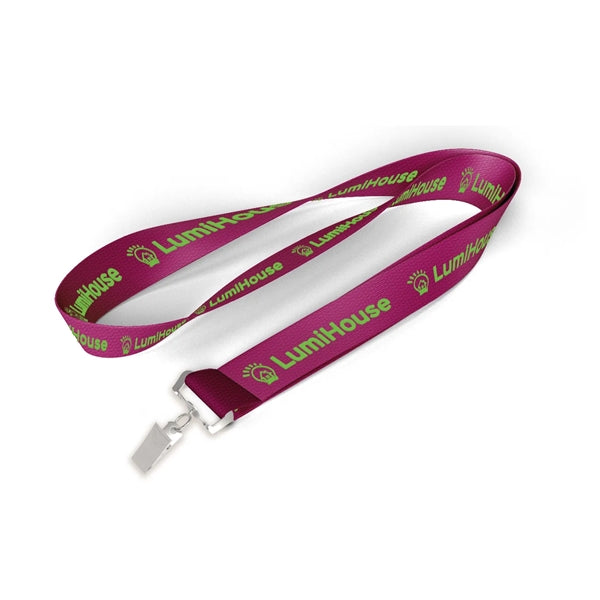 1/2 inch Polyester Lanyard-A