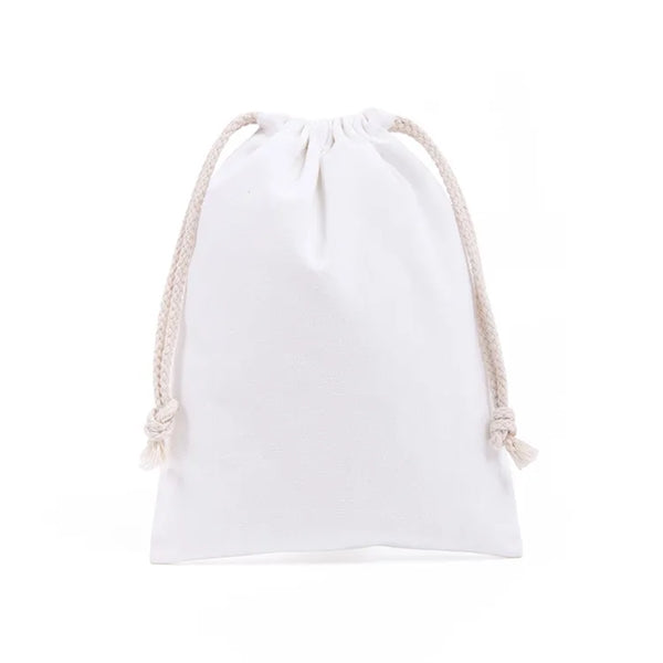 Drawstring Cotton Bag Sachet Jewelry Favors Wrapping Pouche