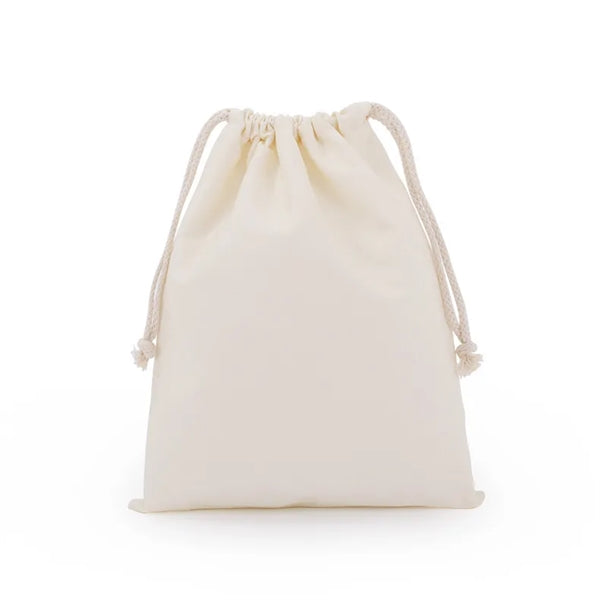 Drawstring Cotton Bag Sachet Jewelry Favors Wrapping Pouche
