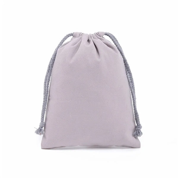 Drawstring Cotton Bag Sachet Jewelry Favors Wrapping Pouche