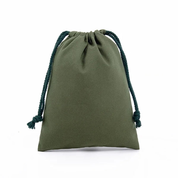 Drawstring Cotton Bag Sachet Jewelry Favors Wrapping Pouche