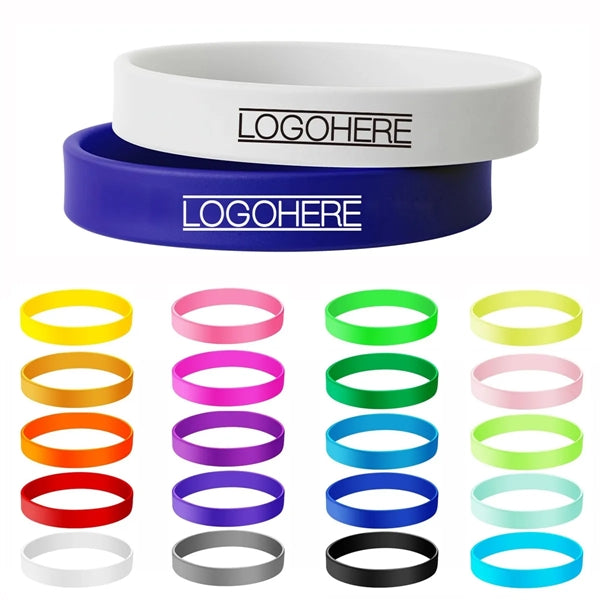 Screen Printed Silicone Bracelets