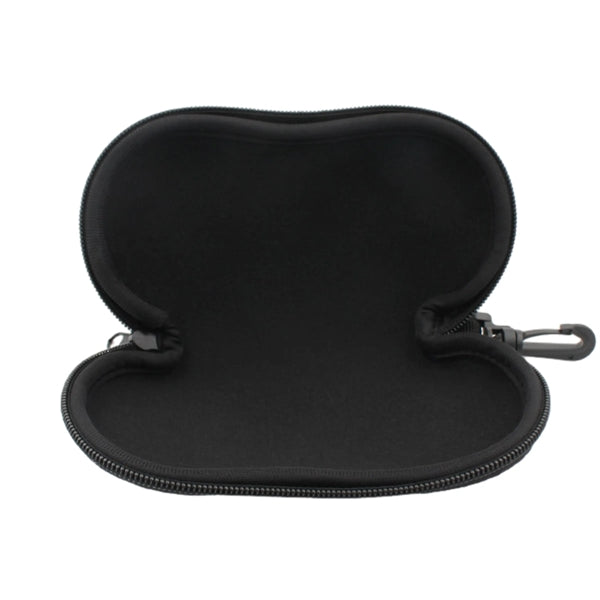 Neoprene Zipper Sunglass Case with Carabiner Clip