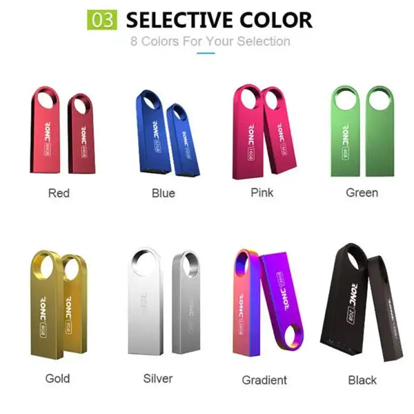 Mini Metal USB Flash Drive-4GB