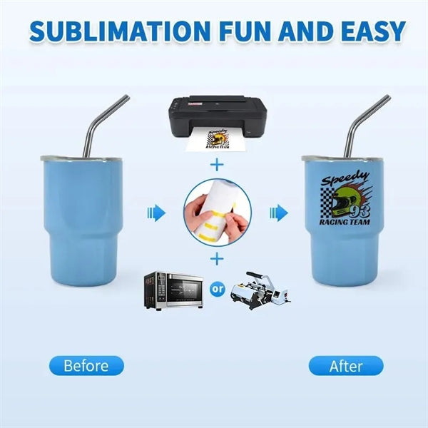 Party Cup Shot Glass With Straw Lid Mini Tumbler