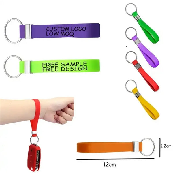 Printed Wristband Keychain