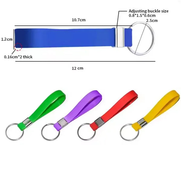 Printed Wristband Keychain