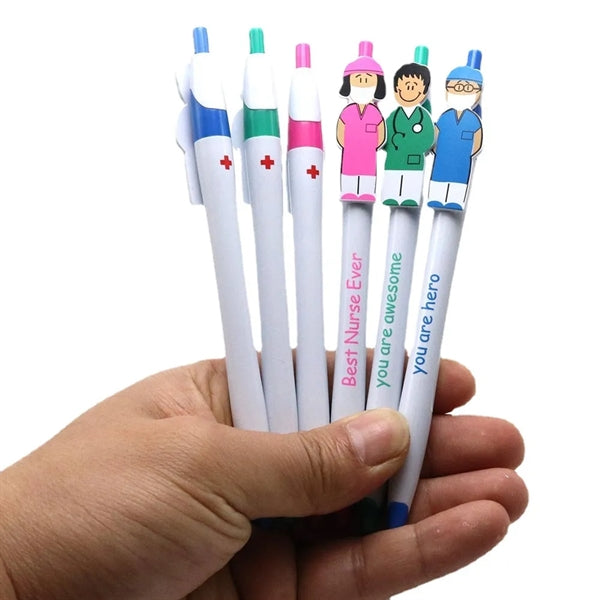 Cartoon Doctor Nurse Ballpoint Pen