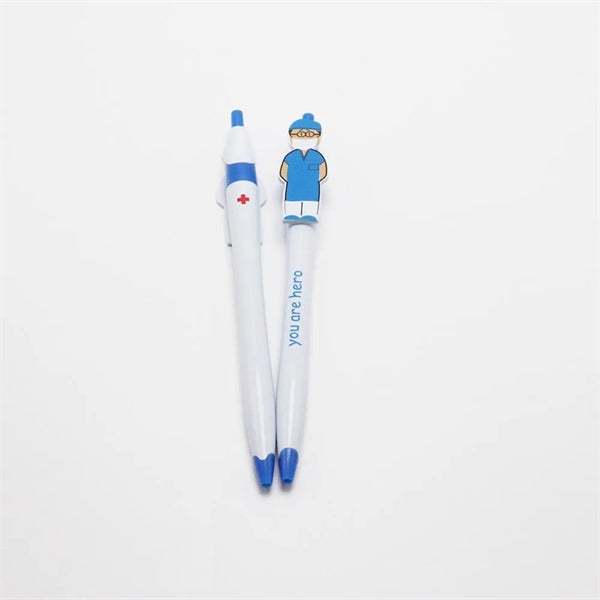 Cartoon Doctor Nurse Ballpoint Pen