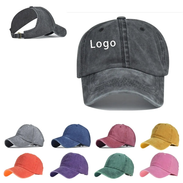 Half Empty Top Ponytail Baseball Cap