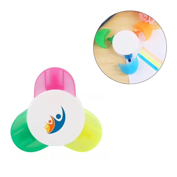 Tricolor flower highlighter