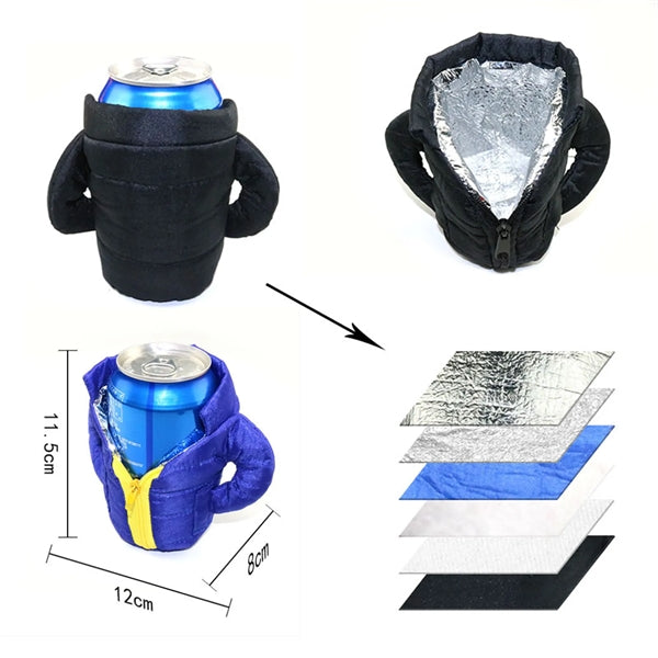 Insulated Puffy Beverage Jacket