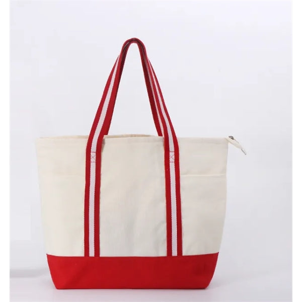 Stylish Canvas Tote Bag-17.32"x14.96"x5.91"