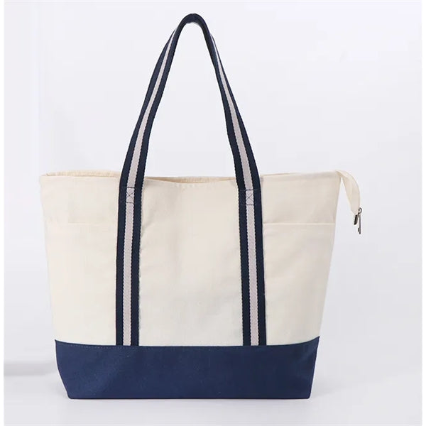 Stylish Canvas Tote Bag-17.32"x14.96"x5.91"