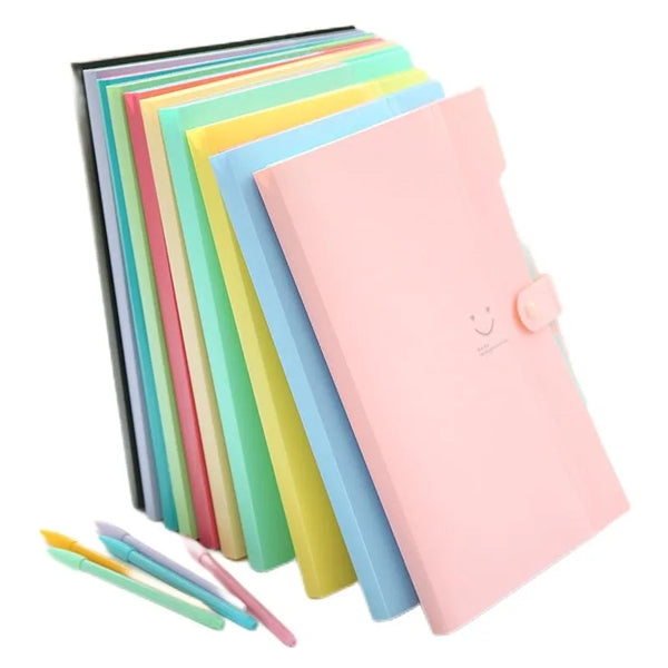 5-Pocket Colorful Drawer File folder