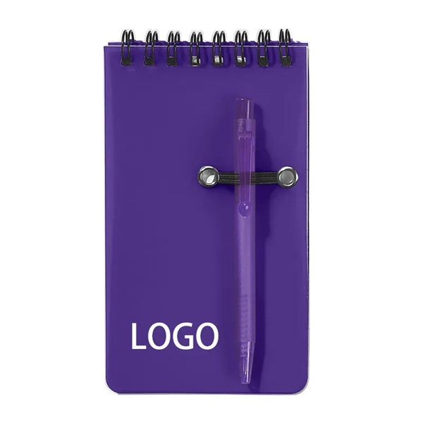 Spiral Pocket Jotter with Pen
