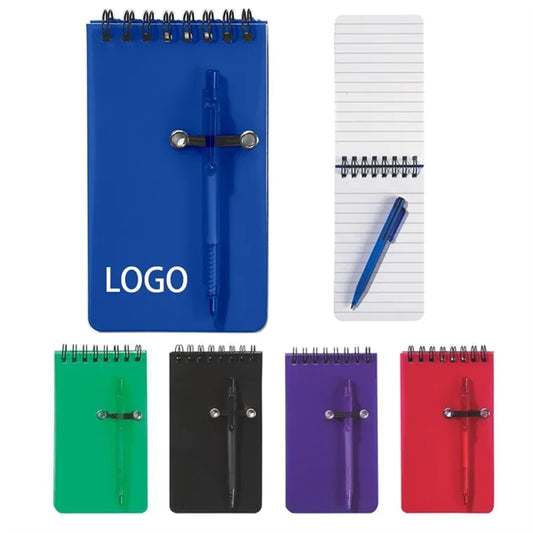 Spiral Pocket Jotter with Pen