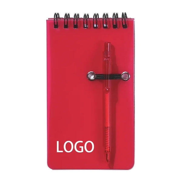 Spiral Pocket Jotter with Pen
