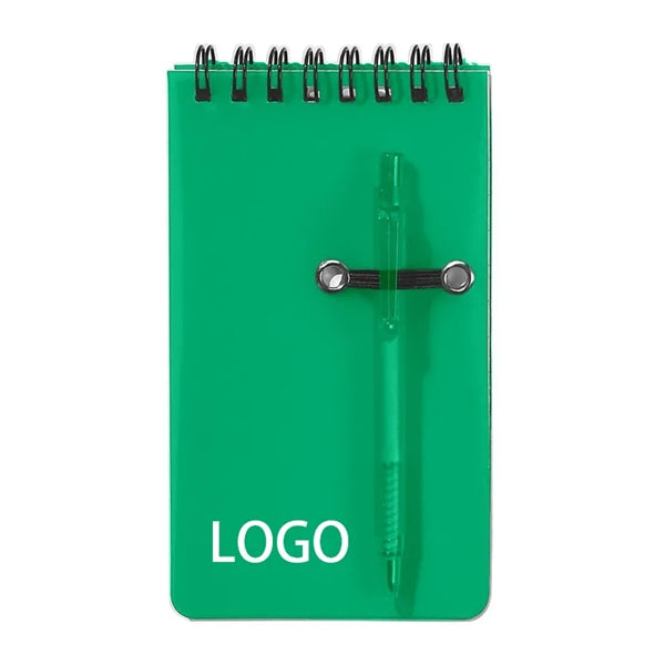 Spiral Pocket Jotter with Pen