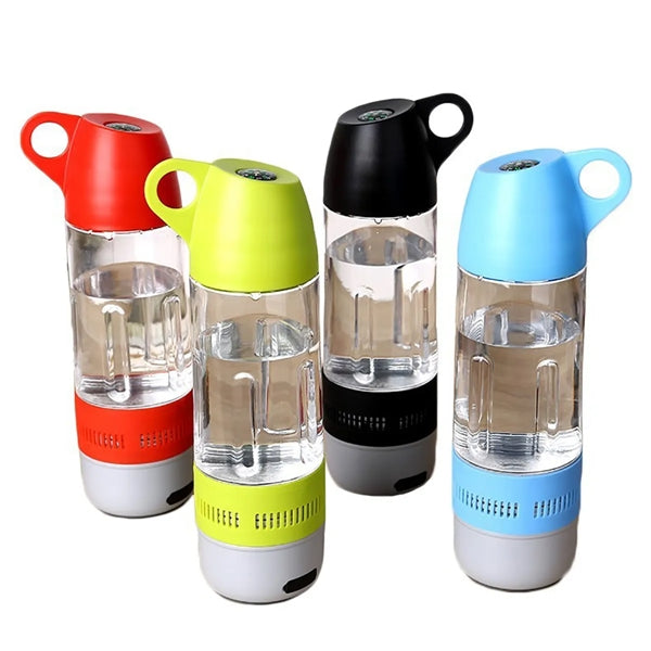 Bluetooth Speaker Portable Fashion Water Bottle With Compass
