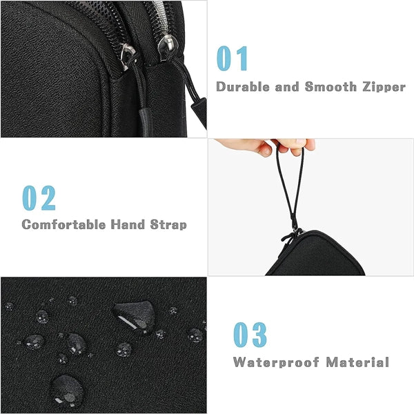 Travel Cable Organizer Bag for Cable,Cord,Charger,Earphone