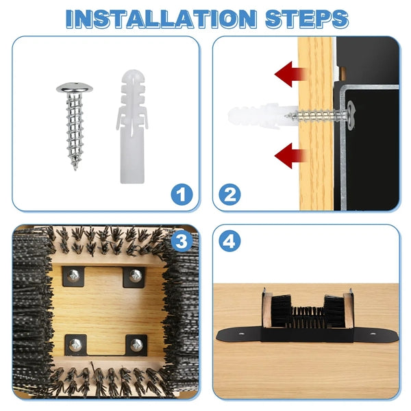 Outdoor Shoe Scraper Cleaner Brush