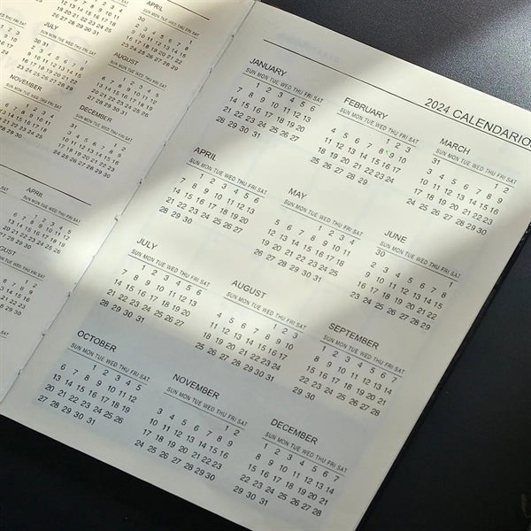 2024 Professional Leather Planner