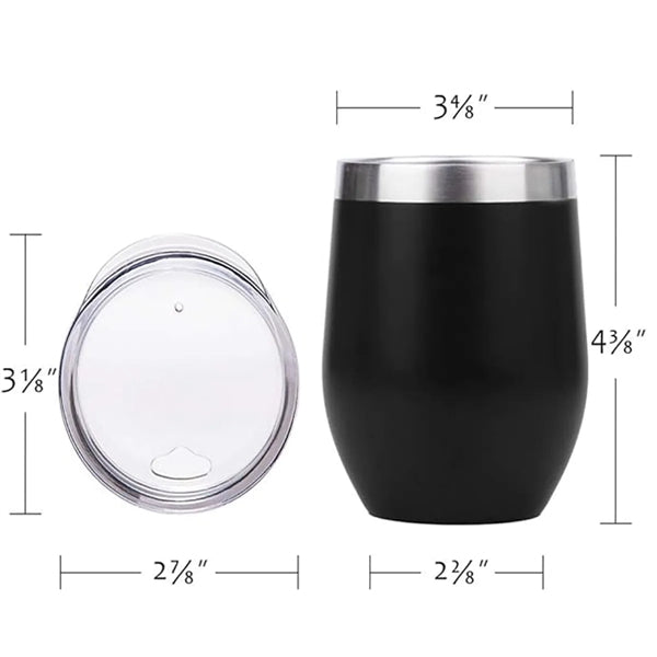 Vacuum Insulated Wine Tumbler with Lid