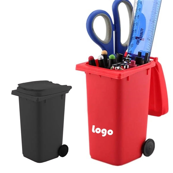 Recycle Trash Can Pen Holder