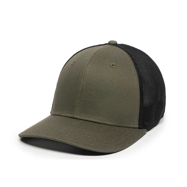 Outdoor Cap Structured Pro Flex Chino Twill Hat with Patch