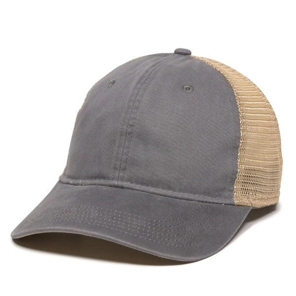 Outdoor Cap Premium Washed Twill With Tea Stained Mesh Back