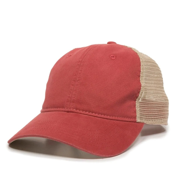 Outdoor Cap Premium Washed Twill With Tea Stained Mesh Back