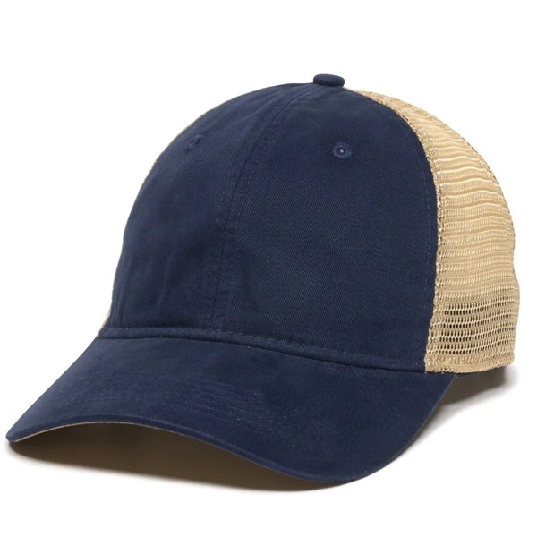 Outdoor Cap Premium Washed Twill With Tea Stained Mesh Back