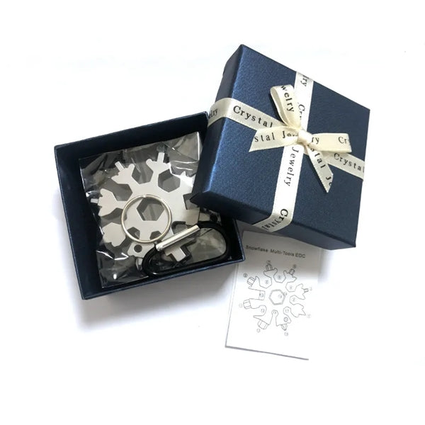 18-in-1 Snowflake Multi Tool with key ring
