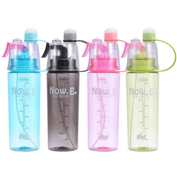 Sports Water Bottle with Spray