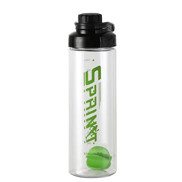 Fitness portable shake milkshake bottle