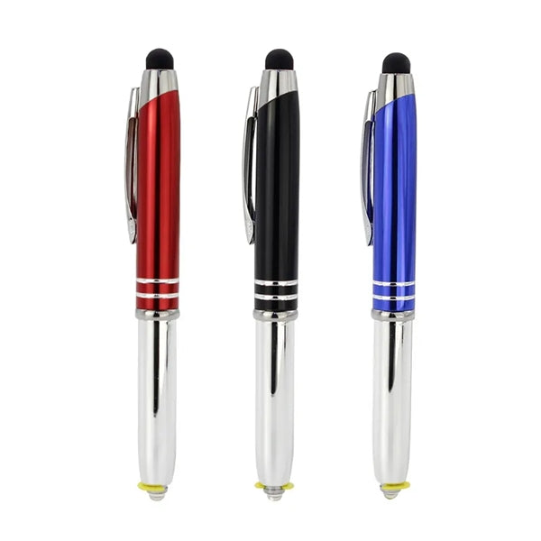 3 In 1 Stylus/Light Metal Pen