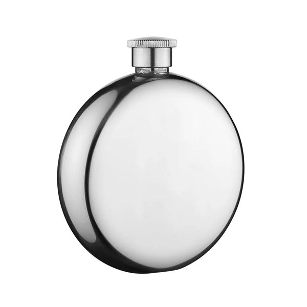5 Oz Stainless Steel Round Flask