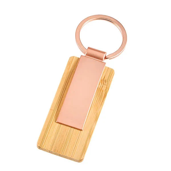 Engraved Bamboo Key Tag