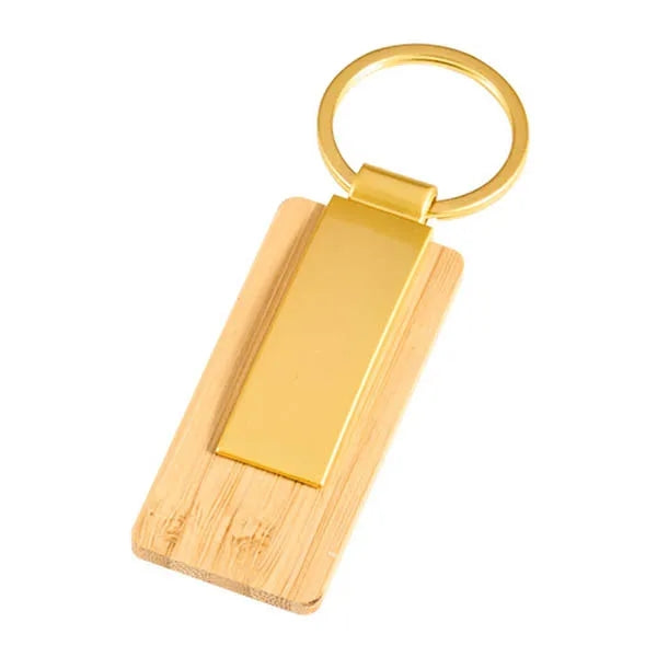 Engraved Bamboo Key Tag