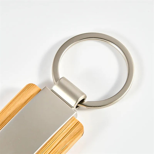 Engraved Bamboo Key Tag